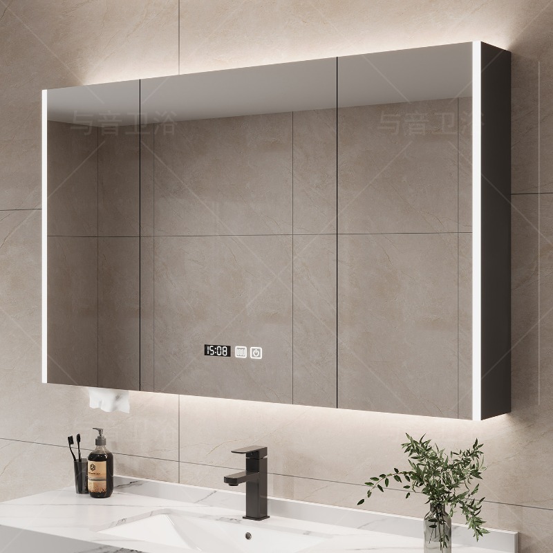 Home Bathroom Organizer - خزانة حمام عصرية خشبية، منظم زاوية