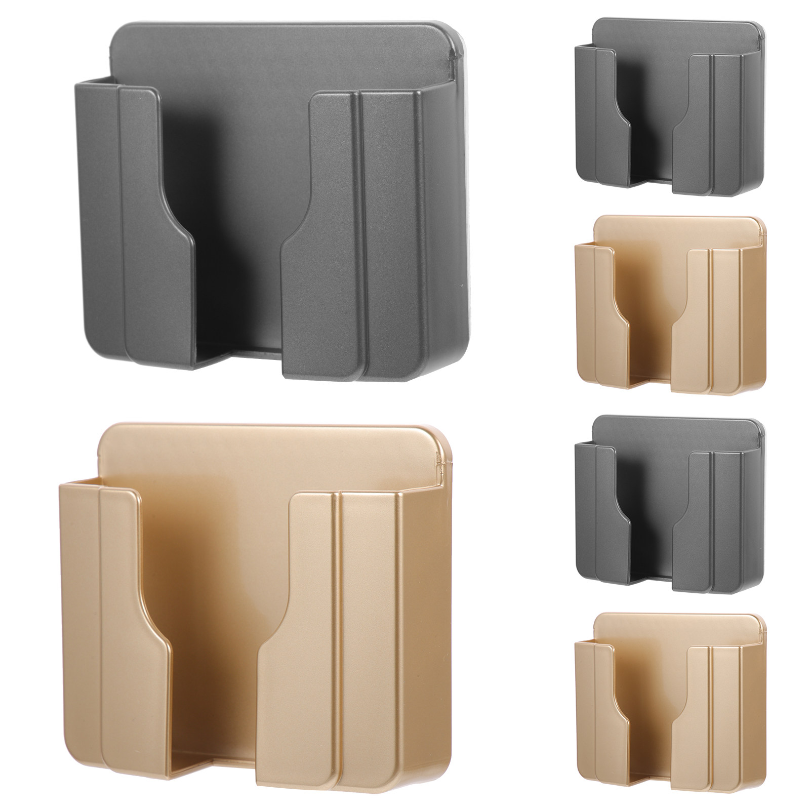 Home Bathroom Organizer - 6 قطع من حامل الهاتف اللاصق