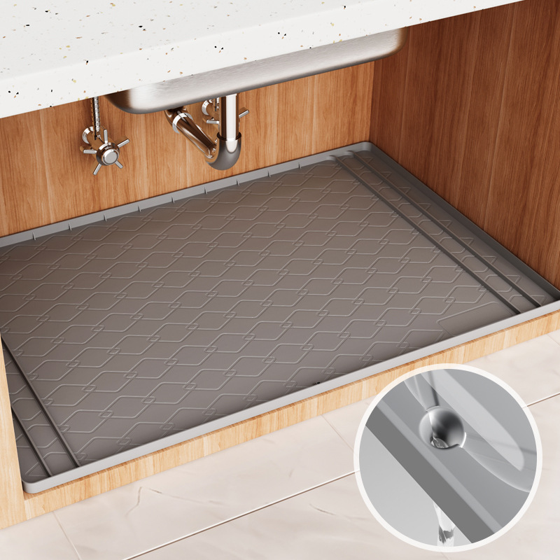 حصيرة سيليكون تحت الحوض، أدوات - مراجعة Home Essentials Bathroom Storage وسعره
