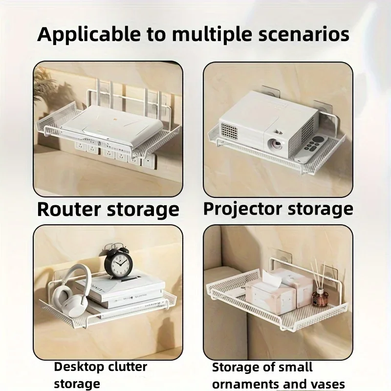 رف تخزين معدني شبكي لجهاز الرا - مراجعة Home Bathroom Organizer وسعره
