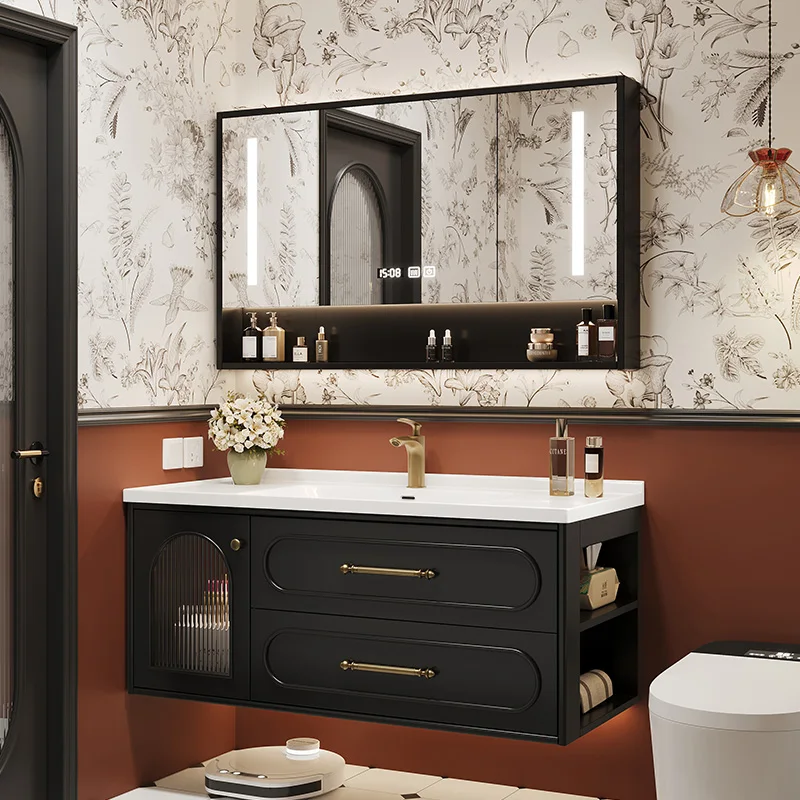 خزائن الحمام الفرنسية الفاخرة  - مراجعة Home Bathroom Vanity Combo وسعره