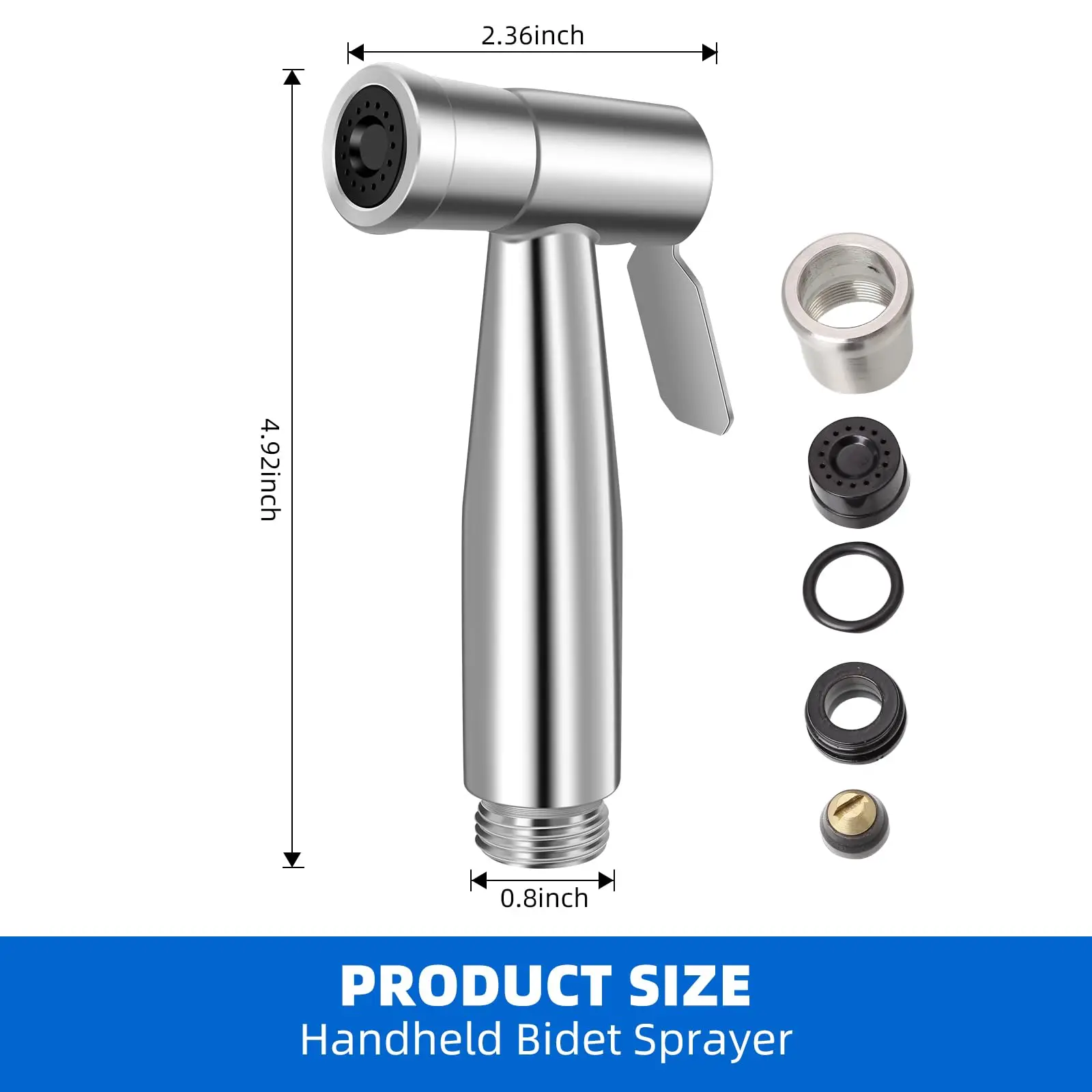 بخاخ شطاف محمول باليد بفوهة ضغ - مراجعة Plunger Toilet وسعره